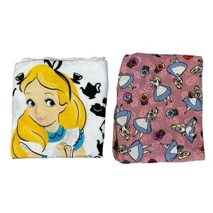 Disney Alice In Wonderland Kids M  Oversized T-Shirt & OS Luluroe Leggings